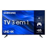 Samsung Smart TV 55 polegadas UHD 4K 55CU7700 2023 Processador Crystal 4K Gaming Hub Alexa built in