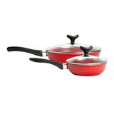Jogo De Frigideiras Rubi Antiaderente Javali Cb 16 E 24cm