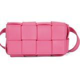 Travesseiro Tecido Pequeno Saco Quadrado, Ladies Pu Cintura Saco, Moda