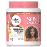 Ativador De Cachos Salon Line Sos Cachos Argan 1kg