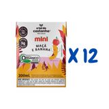 Bebida Sem Lactose Mini Maçã E Banana A Tal Da Castanha 200ml 12 Unidades