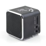 Alto-falantes Estéreo Micro Sd Tf Usb Mini Portable Fm Radio Blac