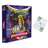 Álbum Pasta Fichário Pokemon Com 10 Folhas Yes 9 Bolsos Espada E Escudo Origem Perdida Capa Dura Reforçado
