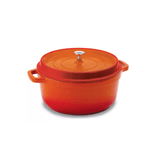 Caçarola Studio Antiaderente Cerâmica E Alumínio 4,3l Laranja C/ Vermelho - Hercules