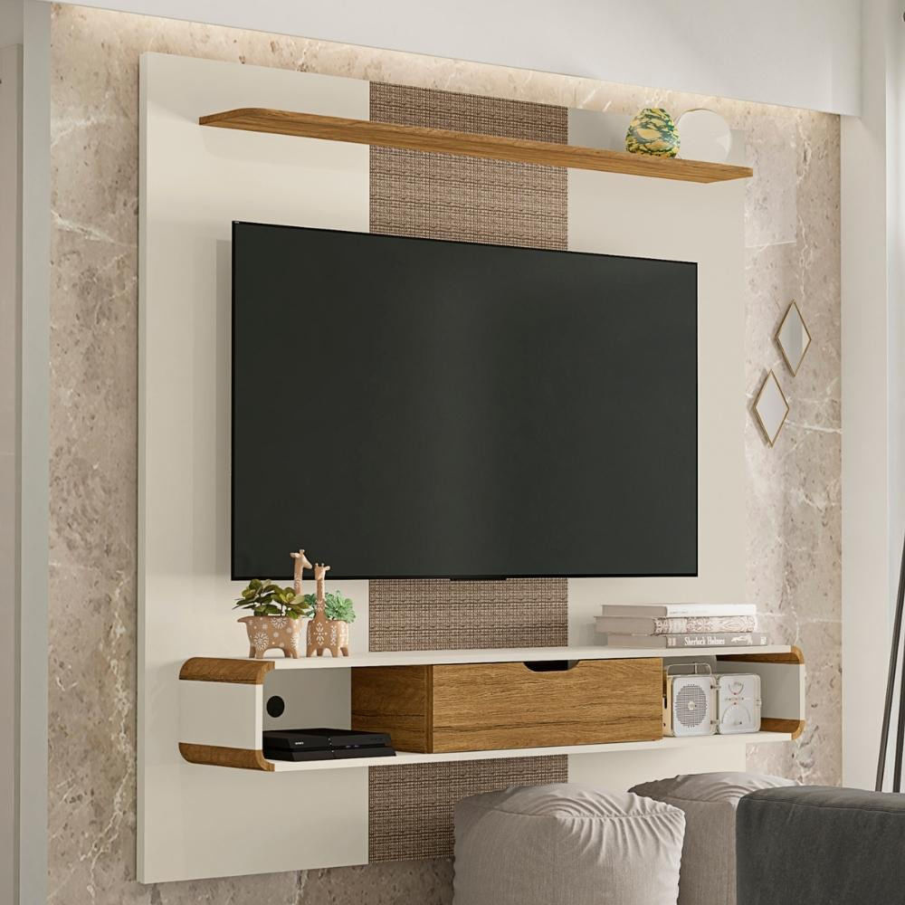 Painel Para Tv Até 65 Polegadas 1 Porta Lisboa Bechara