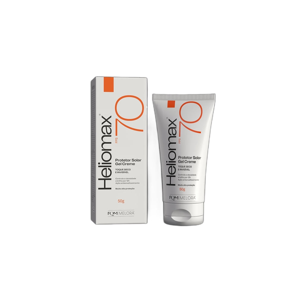 Protetor Solar Heliomax Fps 70 Gel Creme Sem Cor 50g