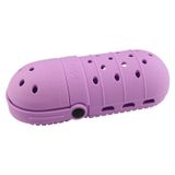 Caixa De Lápis Criativo Infantil, Presente De Silicone De Sapatos Furos