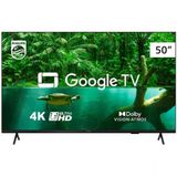 Smart Tv 50 Uhd 4k Philips 50pug7408/78, Google Tv, Hdr10+, Dolby Vision, Dolby Atmos, Bluetooth 5.0 E Chromecast Integrado