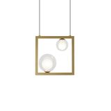 Lustre Pendente Quality Orbit 1533 G9 Bivolt - Dourado