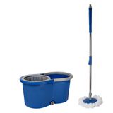 Mop Giratório 360° 13l Com Rodas E Dreno Clean Tech  - Azul