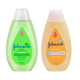 Kit Shampoo Johnson&#39;s Baby Cabelos Claros 200ml E Condicionador Johnson&#39;s Baby 200ml