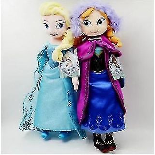 Pelucia Elza Boneca Frozen Anna Olaf Disney Princesa 50 Cm