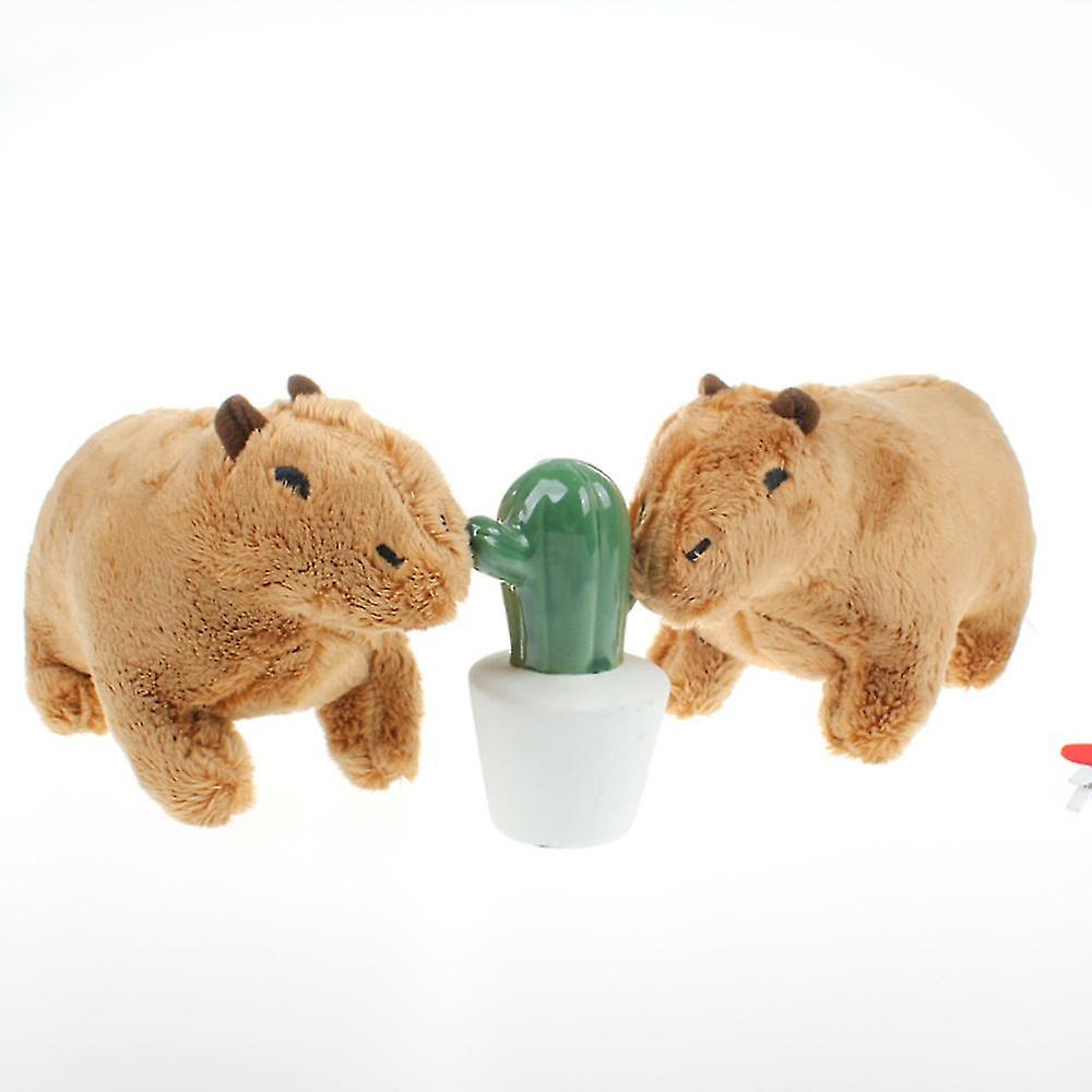 Compre 17cm Capivara Roedor Pelúcia Boneca Cartoon Capivara Soft