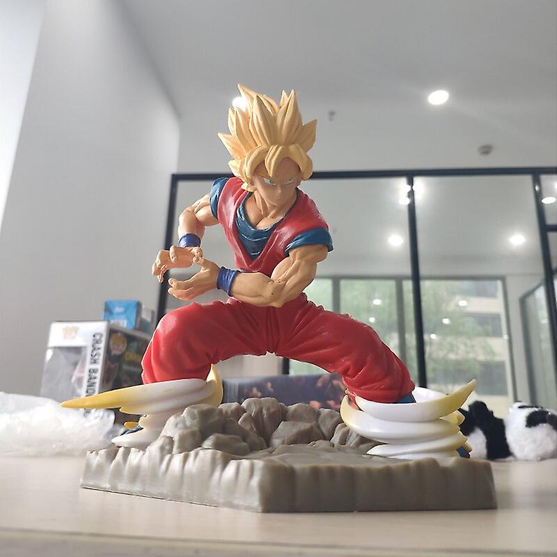 Estátua Trunks Super Saiyajin: Dragon Ball Z 40 Cm Anime Manga