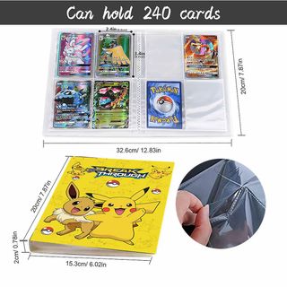 Porta 400 Cards Pokémon Charizard Album Fichario Com Ziper