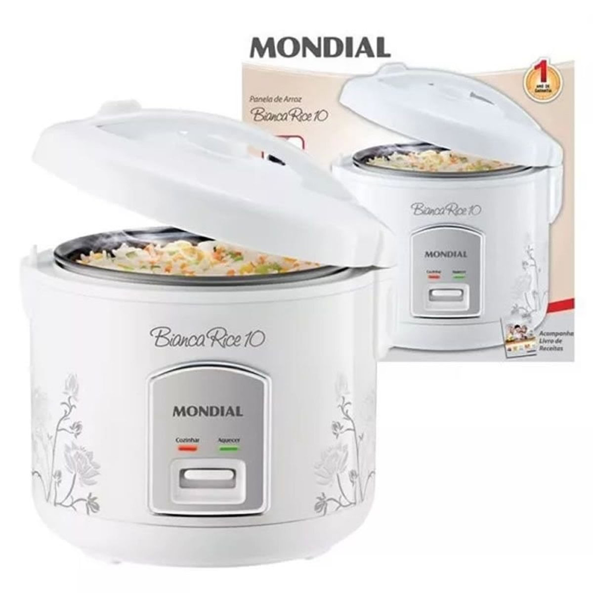 Panela Elétrica De Arroz 10 Xícaras Mondial Pe-10 700w