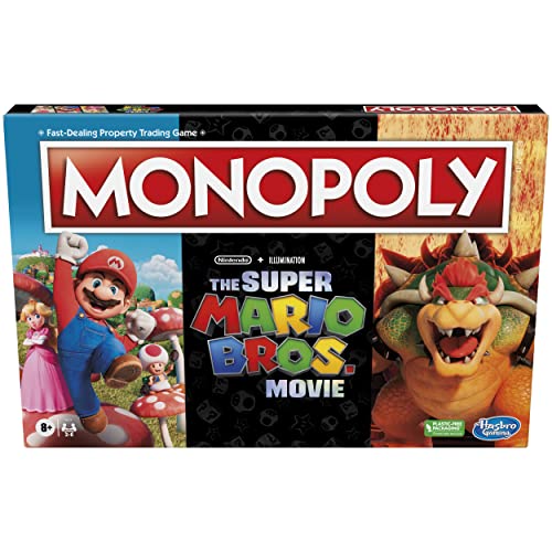 Monopólio O Super Mario Bros Movie Edition Kids Board Ga