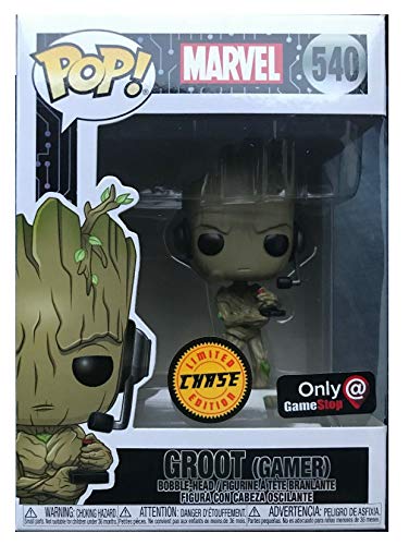 Funko Pop! Marvel Gamer Groot Em Pé Com Headset Chase