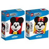 Lego Brick Sketches Mickey (40456) &amp; Minnie Mouse (40457)