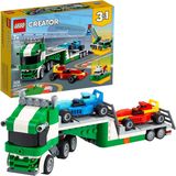 LEGO Creator 3in1 Race Car Transportr 31113 Building Kit Faz um grande presente para crianças que amam brinquedos divertidos e construção criativa, n