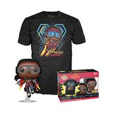 Funko Pop! &amp; Tee Marvel - Pantera Negra Wakanda Para Sempre