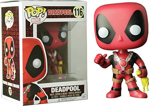 Funko Marvel Deadpool Com Rubber Chicken Pop Vinil Exclus