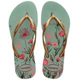Chinelo Feminino De Dedo Casual Havaianas Slim Organic 4132823 Argila N° 39