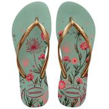 Chinelo Feminino De Dedo Casual Havaianas Slim Organic 4132823 Argila N° 39