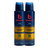 Kit 2 Desodorante Bozzano Extreme Aerosol Antitranspirante 72h 150m