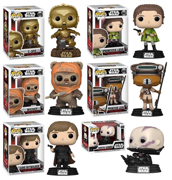 Funko Star Wars Retorno De Jedi 40º Aniversário Pop! C