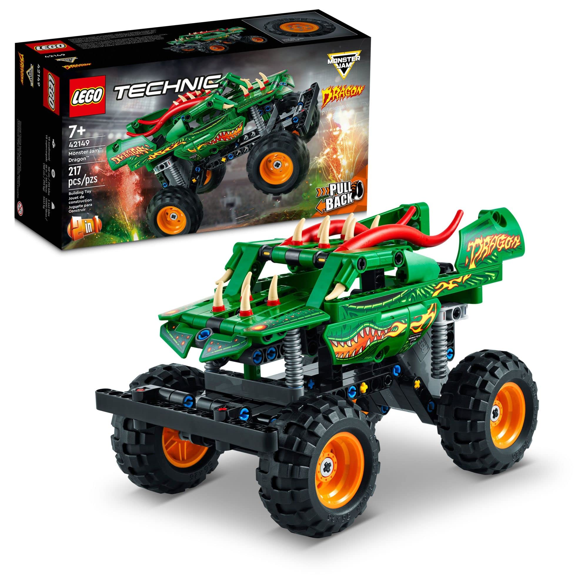 Lego Technic Monster Jam Dragon 42149 Monster Truck Toy F