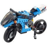 LEGO Creator 3in1 Superbike 31114 Brinquedo motociclismo Kit de construção Faz um grande presente para crianças que amam motos e construção criativa,