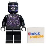 Lego Superheroes Pantera Negra Minifigura (purple Highlig