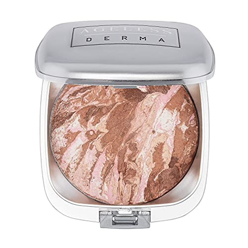 Ageless Derma Mineral Baked Foundation- A Vegan And Gluten Free Makeup Foundation (núbia Bege)