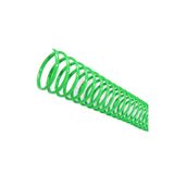 Espiral para Encadernação Verde 9mm 50 Folhas 100 Unidades