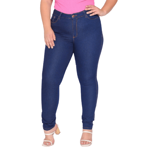 Calça Feminina Skinny Jeans Escuro Ref 3542rv