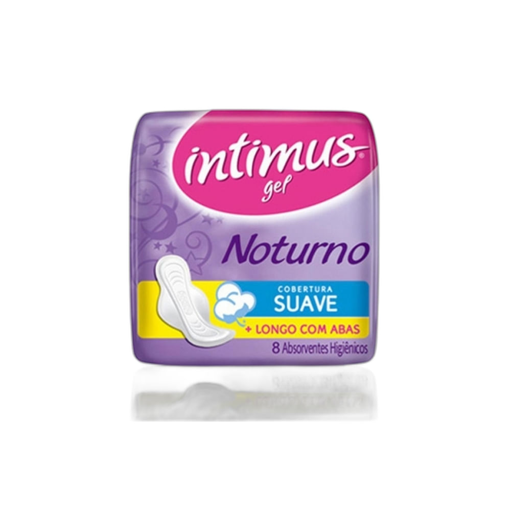 Absorvente Intimus Noturno Com Abas Soft 8 Unidades