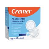 Absorventes Para Seios Cremer 12 Unidades