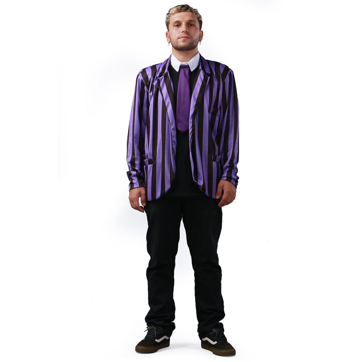 Fantasia Wanda Uniforme Roxo Masculino Adulto Halloween  Gg