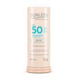 Protetor Solar Facial Sunless Stick Base Bronze Fps 50 12g