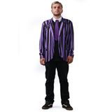 Fantasia Wanda Uniforme Roxo Masculino Adulto Halloween  P