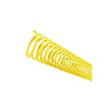 Espirais para Encadernação Amarelo 9mm 50 Folhas 100 Unidade