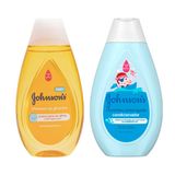 Kit Shampoo Johnson&#39;s Baby 200ml E Condicionador Johnson&#39;s Cheirinho Prolongado 200ml