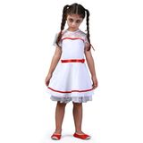 Fantasia Annabelle Infantil Feminino Boneca Do Mal Halloween Gg