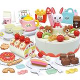 85 Peças De Brinquedos Fingidos Para Cortar E Decorar Bolos