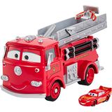 Caminhão De Bombeiros Vermelho Disney Cars Toys Stunt &amp; Spla