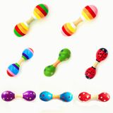 Instrumento De Madeira De Simulação Infantil Duplo Para Head
