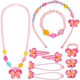 1 Conjunto Joias Infantis Colar Para Meninas Pulseira An