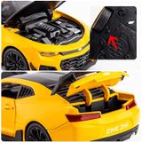 1/24 Camaro Bumblebee Car Model Toy Zinc Alloy Casting Pull
