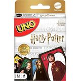 Mattel Games Uno Harry Potter Card Game Para Crianças Adultos A